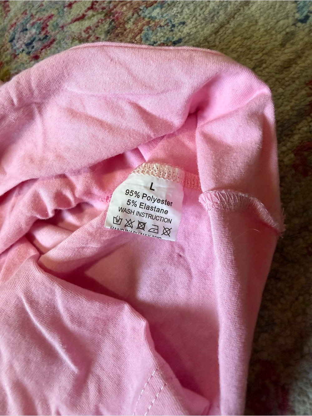 Pink Racerback Tank Top with Pockets - Picture 3 of 3